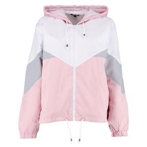 Boohoo Hooded Panelled Windbreaker